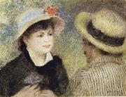 Pierre Renoir Boating Couple (Aline Charigot and Renoir) Sweden oil painting artist